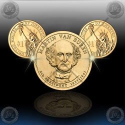 ZDA $1 (President) 2008 P+D "Martin Van Buren"